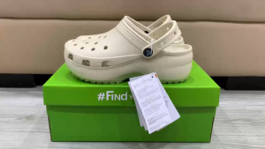 Giày dép crocs - dép sục nhựa crocs band classic đế cao cho nữ chống thấm nước chống trơn trượt chống hôi chân hàng nhà máy xuất xịn đầy đủ hộp hoặc túi crocs