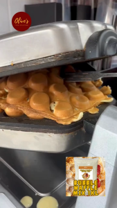 Olive’s Bubble Waffle Batter Mix 1KG | Easy Mix | Golden Crispy & Chewy | Hong Kong Style