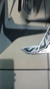 stiker striping honda vario techno 125 2012 hitam lis body standar berkualitas original