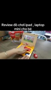 Đồ chơi máy tính laptop cho bé máy tính bảng có chuột kèm đèn led phát nhạc giúp bé tránh xa điện thoại