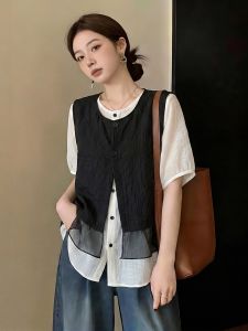 V.C.I | Plus Size Thin Chiffon Shirt 2026 New Summer