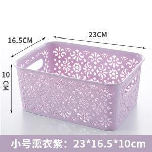 ชั้นวางของพลาสติกทรงกลวงสำหรับใส่ของใช้ในครัวเรือน กล่องเก็บของทรงสี่เหลี่ยม กล่องใส่ของใช้แบบพกพา ชั้นวางของสำหรับโต๊ะทำงาน