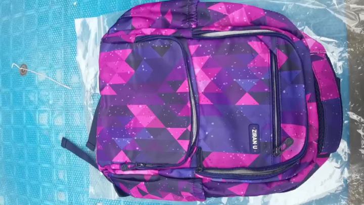 MITOWERMI Kids Backpack for Boys Girls Elementary School Bags Backpacks for Girls Children Bookbags Primary Kindergarten Backpack Purple Geometric