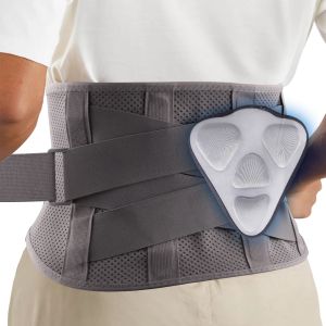 1PC Back Brace for Lower Back Pain Relief with 4 StaysLumbar Support Belt with 3D Lumbar Pad for Heavy Lifting & Sciatica Pain