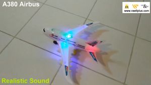 Children toys A380 Airbus Imitation Model Toy with Fly Sound Effect / Hanging Flying Eagle Mainan Budak Kapal Terbang / Helang