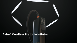 Vention 3 in 1 Cordless Tire Inflator 150PSI Portable Air Pump with 5200mAh Power Bank & LED Light for Car Bike Motorcycle