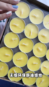 [SG] Ghee Butter Lamp 100pcs Smokeless Aluminum Shell BuddhistCandle 1-12 Hours Burning for HomeWorship Meditation