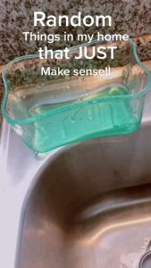 Dispenser Sabun Cuci Piring Soap Pump Holder Spons 2IN1