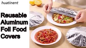 Aluminum Foil Insulation Covers Disposable Food Cover Foil Film Fresh-keep Saran Warp Fruit Storage Cover Kitchen Insulation Lid
