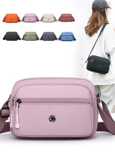 Fashionable Oxford Cloth Nylon Canvas Crossbody Bag Single Shoulder Business Bag Multi-Layer Compartment Small Purse for Mom