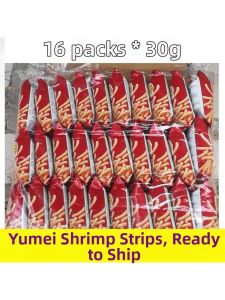 Squid Flavor Shrimp Chips Snacks 30g*16