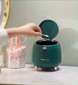 อุปกรณ์ถังขยะ ขนาดเล็ก สไตล์นอร์ดิก ถังขยะตั้งโต๊ะทำงาน  สําหรับโต๊ะเครื่องแป้ง แข็งแรง ทนทาน หรูหรา ใช้งานได้นาน