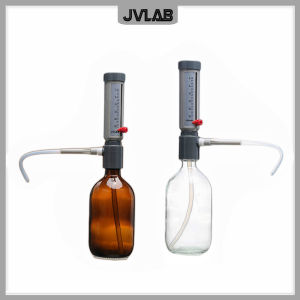 5-25 ml Adjustable Liquid Adder Semi-automatic Liquid Dispenser Lab Bottle Top Dispenser Economic Dispenser Sleeve Type