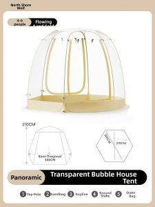 BEIANLANG | Winter Outdoor Camping Clear Portable Tent