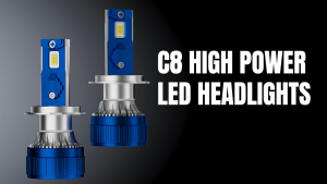 HAIZG 1คู่ หลอดไฟหน้ารถยนต์ LED สว่างสุด 12000 lm แสงสีขาว 6000 k ไม่แยงตา มีขั้ว H4 H7 H11 ทนมากกว่า 50000 ชม.