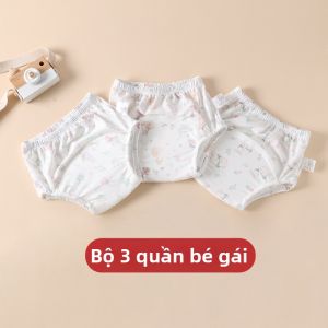 SHENGBEIQI | Quần Tập Đi Vệ Sinh Thoáng Khí Bằng Cotton Cho Trẻ Em