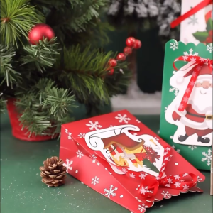 5.Túi quà tặng Giáng sinh sang trọng phụ kiện gói quà trang trí sinh nhật đồ gói quà tặng lễ hội Noel đa dạng mẫu mã dễ thương.
