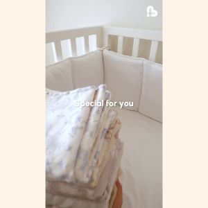 Selimut Bayi & Anak - Minky Blanket Tencel Fabric - Baby Loop