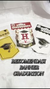 Banner Tulisan Wisuda Congratulation |  Bunting Flag Congratulation
