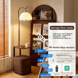 SHIGUANGSUIDAO | French Vintage Luxury Artistic Atmosphere Floor Lamp With Storage