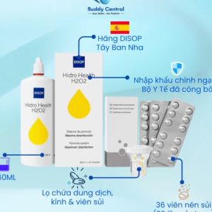 Combo ORTHO-K FULL CARE 360°: 1 nhỏ mắt Eye See 1 nước ngâm Menicare 1 dung dịch diệt khuẩn H2O2