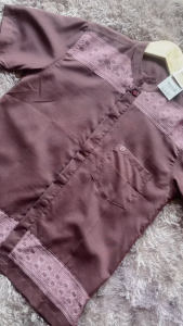 Terbaru Koko Ethica Kahfi 257 Winetasting Premium Katun Motif Baju Lengan Pendek