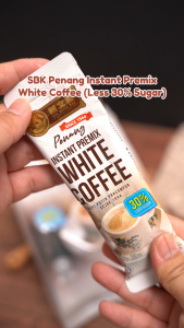 [ Loose 100 sachets ] Sin Boon Kee Penang Instant Premix White Coffee｜Kopi Segera 3-in-1｜35g｜HALAL