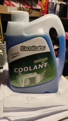 ExcelLabs Ultra Cool Radiator Coolant 2 Liters All Season Extended Life for Gasoline and Diesel Engines