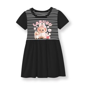 Dress Anak Perempuan LABUBU Untuk Usia 1-8 Thn Daster Anak Motif Terbaru