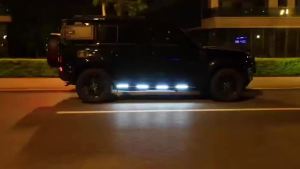 2Pcs LED Running Board Lights 12V Yellow White Side Marker Turn Signal Light Strip Easy Install For Pickup Truck SUV