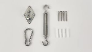 Sun Shade Sail Fixing Kit M6 Heavy Duty Sun Sail Shade Hardware Kit 304 Stainless Steel Awning Attachment Set