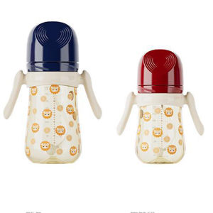 มีขีดบอกออนซ์‼️รุ่นใหม่ล่าสุด ขวดนมคอกว้างสีชา ของแท้ พร้อมส่ง