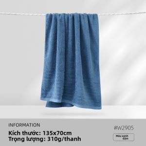Grace | Khăn Tắm Bông Thấm Nước Mềm