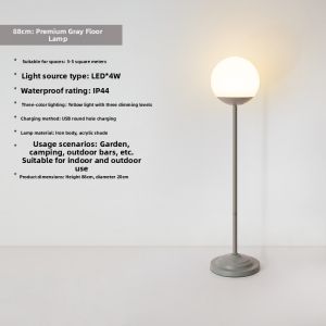 MOYE | Waterproof Charging Smart Dimming Modern Minimalist Atmospheric Enhancement Balcony Terrace Garden Floor Lamp
