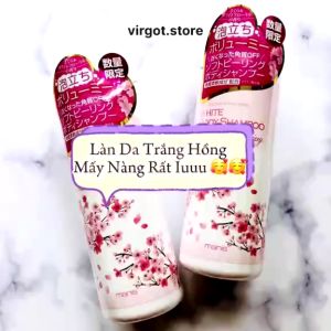 Sữa Tắm Trắng Da Toàn Thân Manis White Body Shampoo Sakura Blooming Nhật Bản 450ml