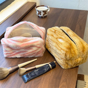 Túi Đựng Mỹ Phẩm Du Lịch Dung Tích Lớn Hình Ngựa Quang Họa Vải Nhung Có Khóa Kéo Túi Đựng Đồ Dùng Cá Nhân Cầm Tay Cho Nam Và Nữ