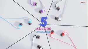 INBOX IK-01 Earphone 3.5mm Super Bass HD Audio Stereo Microphone Headphone Headset