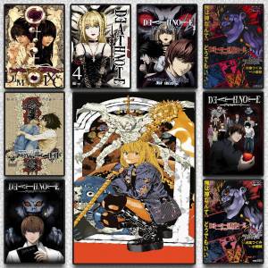 Bandai | Anime Death Note DN L Classic Vintage poster art HD canvas advanced aesthetic Printing Paper Wall Art for Living Room Home Decor