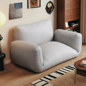 Foldable Lazy Sofa Bed Single Person Tatami Style Bedroom Dog House Nest Couch Chair Japanese Simple Design Living Room Furniture