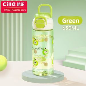 CILLE | Large Capacity Portable Student and Kids Water Bottle for Summer Sports