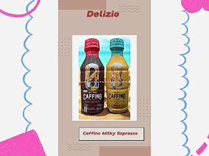 Delizio Caffino Milky Espresso 200ml Oat Cappucino Susu Cair Siap Minum Delisio Savoria Cita Rasa Kopi Kuat Kental