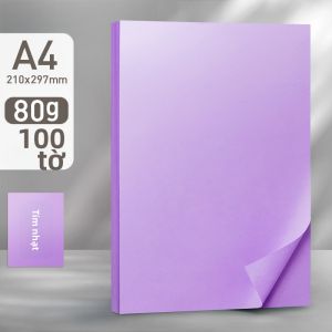 YUANHAO | Giấy In Đa Màu Dày hơn cho Trẻ Em Làm Thủ Công 80g 100 Tờ