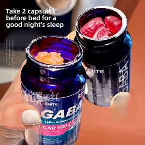 GNITE GABA Sleep Soft Candy 2.0 Sugar-Free Melatonin Alternative for Better Sleep Natural Sleep Aid Candy Snack