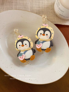 Cute Penguin Hair Clip Womens New 2025 High End Back of Head Bun Banana Clip Hair Card Holder Hair Accessory