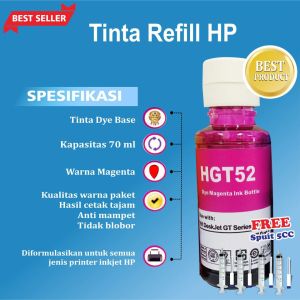 Tinta Refill HP 680 682 Black Color Printer HP2135 2335 2336 2337 2776
