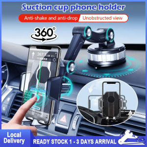 Universal Car Phone Holder Stand 360° Rotatable Super Absorption Suction Cup Center Console Windshield Dashboard Mounted Phone Holder In Car Fixed Shockproof  Phone Stand Phone Bracket Compatible With iPhone And All Android Phones 车载吸盘手机支架