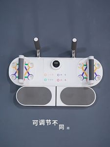 Dụng Cụ Tập Plank 3 Trong 1 Hít Đất Squat Tập Bụng - Bảng Tập Plank Có Dây Kháng Lực Và Đồng Hồ Đếm