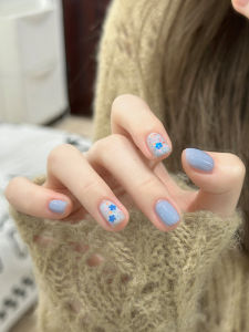 Sơn Móng Tay Nữ 2025 Xuân Hè Mới Không Cần Nướng Nhanh Khô Lâu Trôi Không Thể Loại Bỏ Màu Trắng Màu Nude Màu Xanh Lam Lấp Lánh