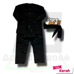 Stelan Pangsi Batik Anak / Pangsi Batik Anak / Pangsi Batik / Baju Pangsi Anak / Pangsi Anak / Pangsi Seragam Sekolah Anak