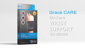 Đai Hỗ Trợ Cổ Tay Grace Care WD320 – Vải Dệt 3D Thoáng Khí Co Giãn Hỗ Trợ Vận Động Hằng Ngày